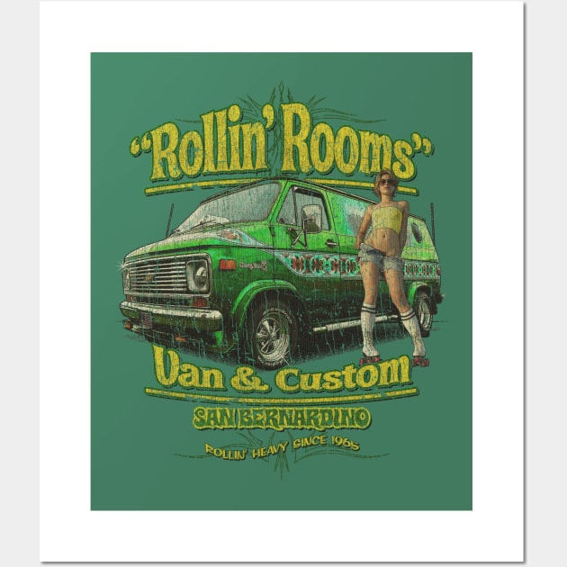 Rollin' Rooms Van and Custom 1965 Wall Art by JCD666